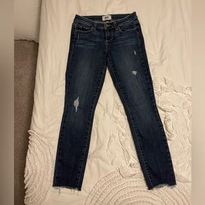 PAIGE Verdugo Crop size 26 Destructed